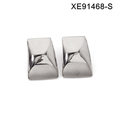 Bông tai titan bạc chữ nhật 2600264