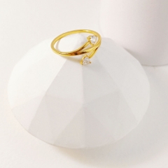 Nhẫn titan đính hạt 2500277