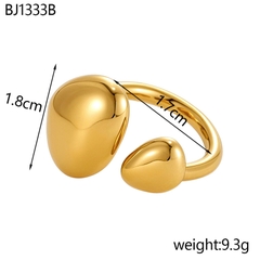 Nhẫn titan freesize mạ vàng 2500547