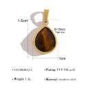 Dây chuyền titan mặt đá mắt hổ (tiger eyes) 2500599