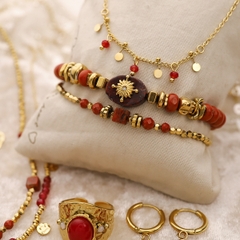 Dây chuyền chuỗi hạt đá ngọc hồng lựu (Garnet) 2500632