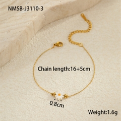 Vòng tay titan vàng hoa cúc nhí 2600067