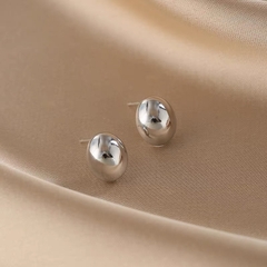 Bông tai titan mạ bạc 2500077