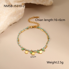 Vòng tay titan layer dây mint 2500856