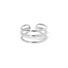 Nhẫn titan freesize màu bạc 2500866