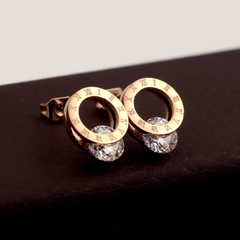 Bông tai titan mạ vàng 2400943