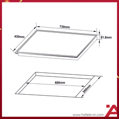 Bếp từ 2 vùng nấu Hafele HC-I7323B