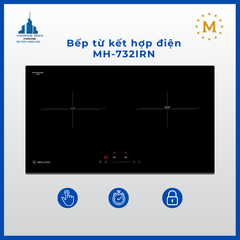 Bếp kính âm 1 điện và 1 từ Malloca MH-732 IRN