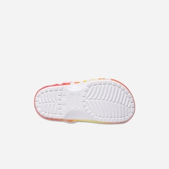Giày Clog Trẻ Em Crocs Classic Reflector - Trắng