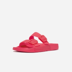 Dép Quai Ngang Nữ Fitflop Iqushion Translucent Two-Bar Buckle - Đỏ