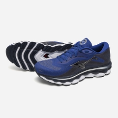 Giày Chạy Bộ Nam Mizuno Wave Sky 7 - Xanh Navy
