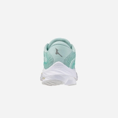 Giày Chạy Bộ Nữ Mizuno Wave Rider 27 D - Xanh Lá