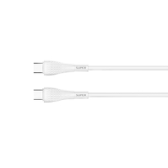 Cáp siêu nhanh SUPER LC671C Type-C (C-C) PD và QC 65W 1m