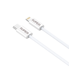 Cáp sạc nhanh SUPER LC901i Lightning (C-Lightning) PD 30W 1m