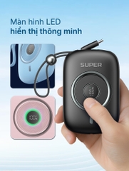 Pin sạc dự phòng  SUPER Fast PB02S – 10.000mAh 35W (Đen)