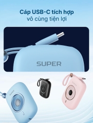 Pin sạc dự phòng SUPER Fast PB02S – 10.000mAh 35W (Xanh)