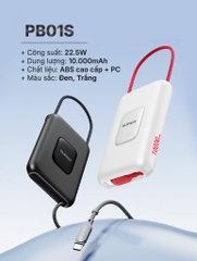 Pin sạc dự phòng SUPER Pro PB01S - 10.000mAh 22.5W (Đen)