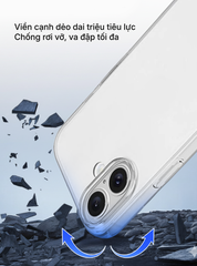 Ốp lưng trong chống sốc SUPER AeroShield iPhone 17