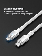 Cáp sạc nhanh SUPER CL82S LED Type C to Lightning 1m