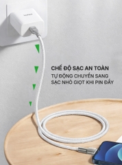 Cáp sạc nhanh SUPER CL81S Type C to Lightning 1m