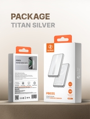 Pin sạc dự phòng SUPER Wireless PB03S – 5000mAh (Titan bạc)