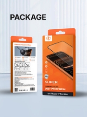 Kính cường lực SUPER chống bụi cao cấp iPhone 17 Pro Max
