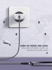 Bộ sạc nhanh SUPER A1206C PD27W kèm cáp Type C-Type C 1m