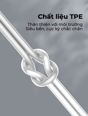 Cáp siêu nhanh SUPER LC671C Type-C (C-C) PD và QC 65W 1m