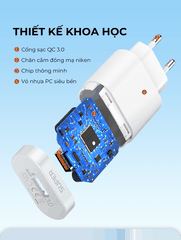 Củ sạc nhanh SUPER A303Q QC3.0 18W