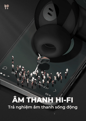 Tai nghe stereo không dây cao cấp SUPER T06 Wireless, màu Đen