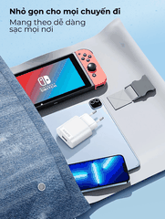 Bộ sạc nhanh SUPER A303Q QC3.0 18W kèm cáp USB-Type C 1m