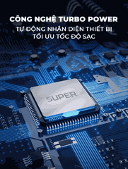 Bộ sạc nhanh SUPER A2313C 2 cổng PD+QC3.0 20W kèm cáp Type C-Type C 1m