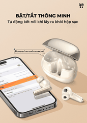 Tai nghe stereo không dây cao cấp SUPER T06 Wireless, màu Trắng