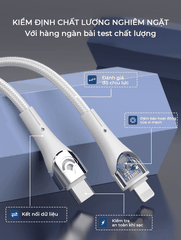Cáp sạc nhanh SUPER LC861i Lightning (C-Lightning) PD 30W 1m