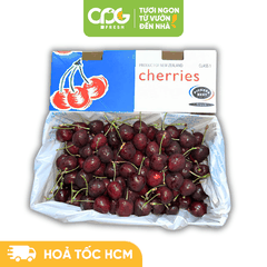 [Hoả tốc HCM] CPG Fresh - Trái Anh Đào New Zealand (Size 28mm++) Thùng 2kg