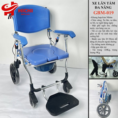 Xe Lăn Ghế Tắm Đa Năng Cao Cấp GBM-019
