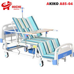 Giường Bệnh Nhân AKIKO A85-04 - Giường Y Tế 4 Tay Quay