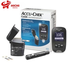 Máy đo đường huyết Accucheck Guide chính hãng tặng 25 que thử và 25 kim