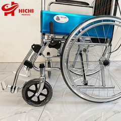 Xe Lăn Lucass X91( CARO ), Xe Lăn Cho Người Già, Xe Lăn Khung Thép Mạ Crom
