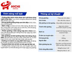 Giường Bệnh Nhân Đa Năng 4 Tay Quay - XSJ-IV