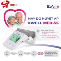 Máy Đo Huyết Áp BWell Swiss MED-55 Nhập Khẩu Thụy Sỹ