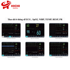 Máy Monitor Bệnh Nhân JPD-800B – Thiết Bị Y Tế Gia Đình & Bệnh Viện