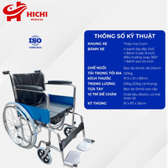 Xe Lăn Bô Thường, Không Phanh Tay- ALK956-46
