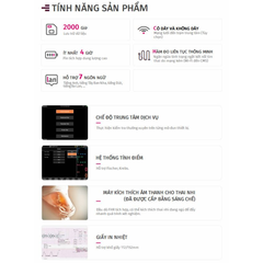 Máy Monitor Sản Khoa JPD-300P Sản Phẩm Xuất Khẩu Đức