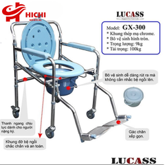 Ghế bộ vệ sinh Lucass GX 300