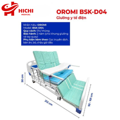 Giường Y Tế Điện Đa Chức Năng BSK-D04 New