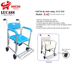 Ghế Bô Đa Chức Năng Khung Nhôm Lucass X-62 (X-12)