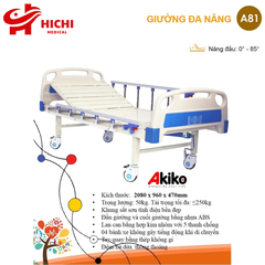 Giường Bệnh Nhân AKIKO A81 - Giường Y Tế 1 Tay Quay