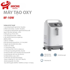 Máy Tạo Oxy Yuwell 8F-10W Công Suất 10 Lít Mẫu Mới