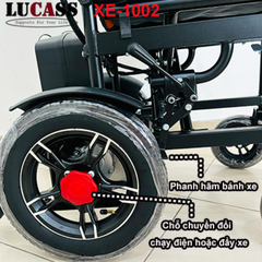 Xe Lăn Điện Lucass XE-1002 Phiên Bản Mới 2025